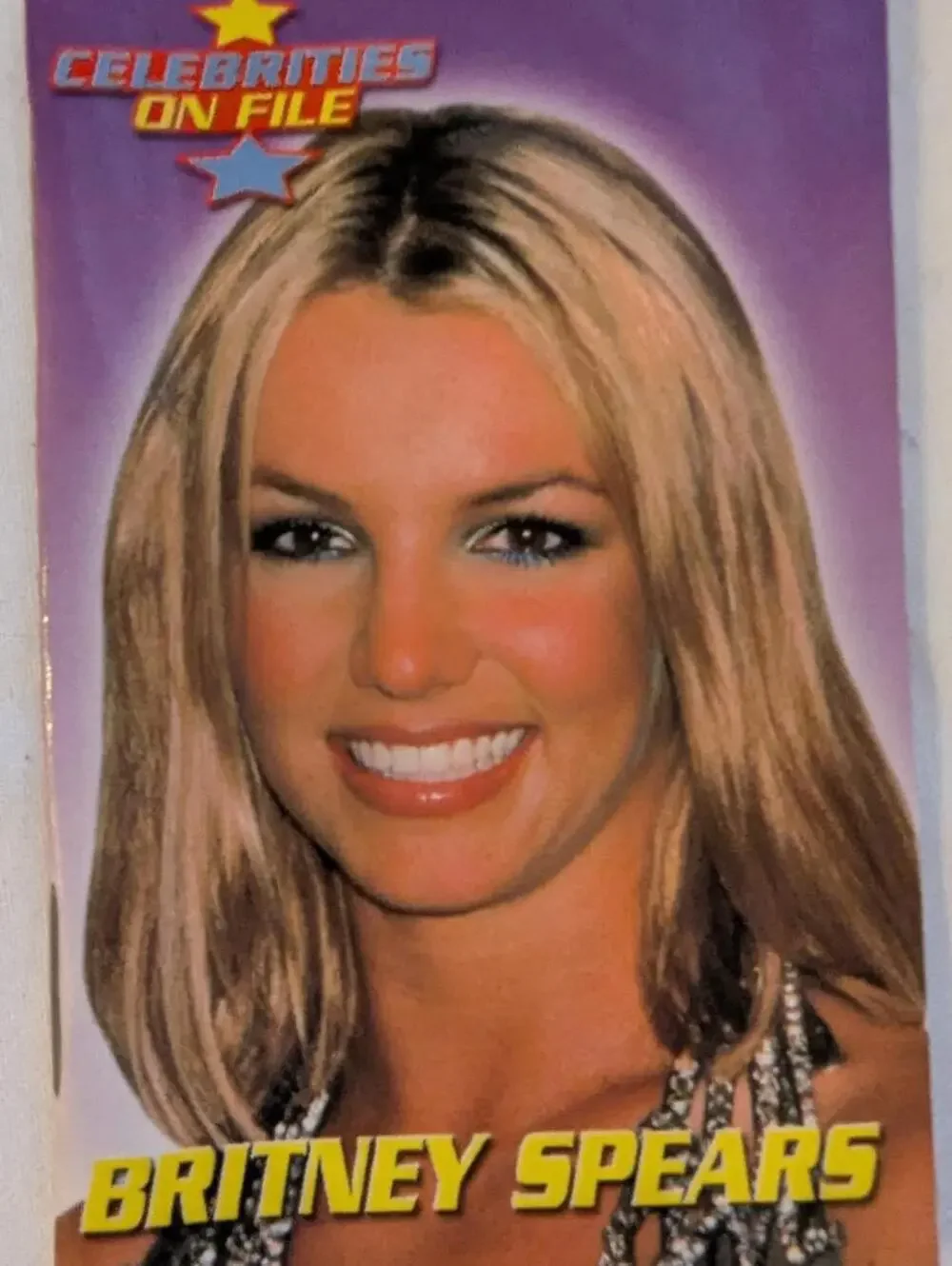 Celebrities On File 1990s Vintage Celebrity Trading Cards Complete Set with Blue
